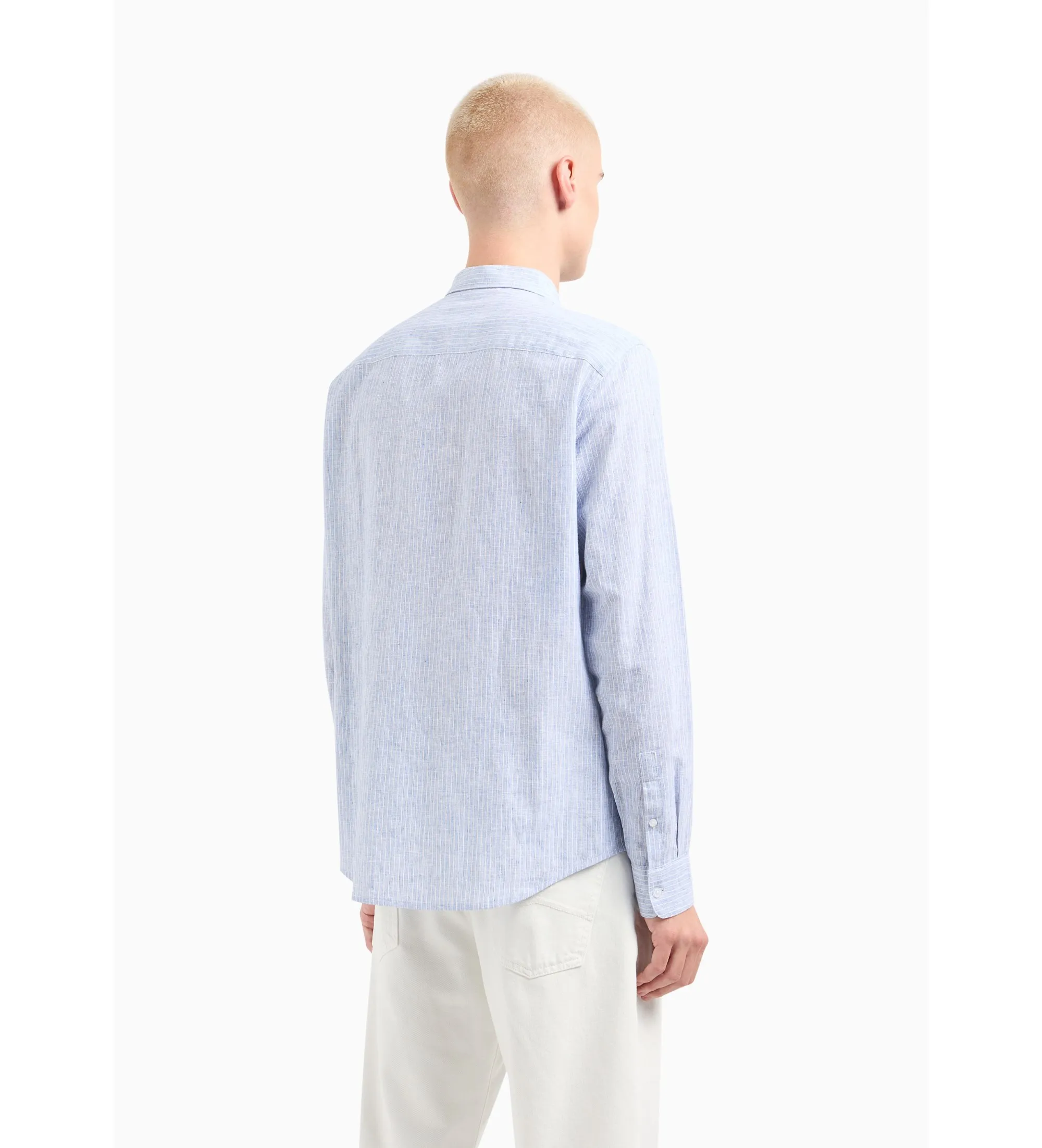 Camisa Lino azul