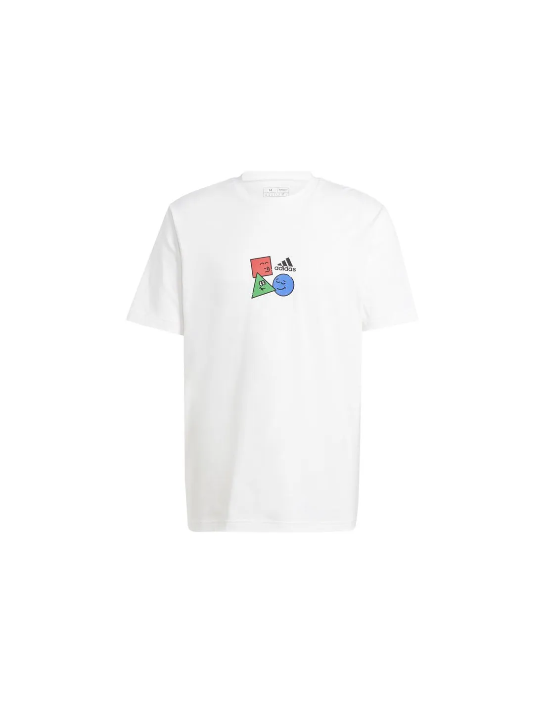 Camiseta adidas Positivity Shapes Graphic Hombre Blanco