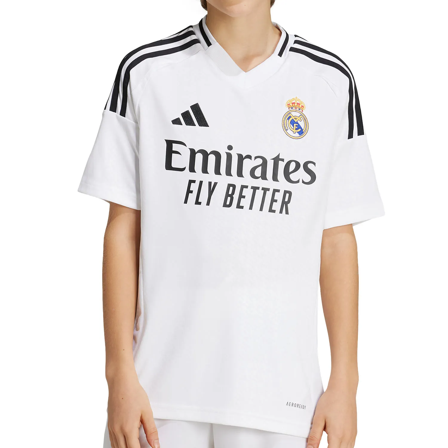 Camiseta adidas Real Madrid niño Mbappé 2024 2025