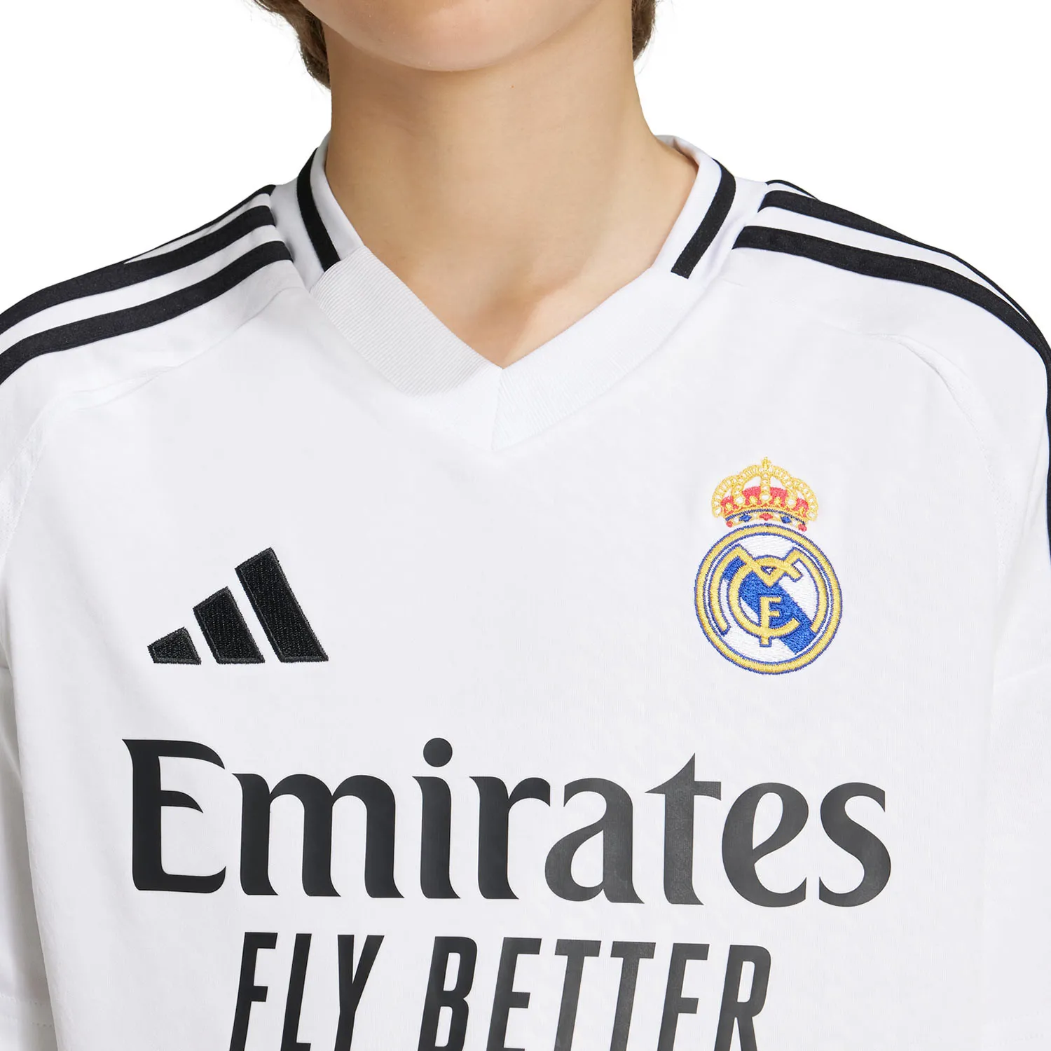 Camiseta adidas Real Madrid niño Mbappé 2024 2025
