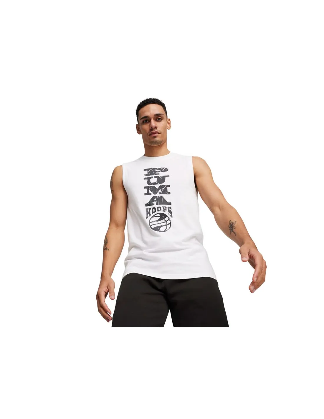 Camiseta de Baloncesto Puma The Hooper Blanco Hombre