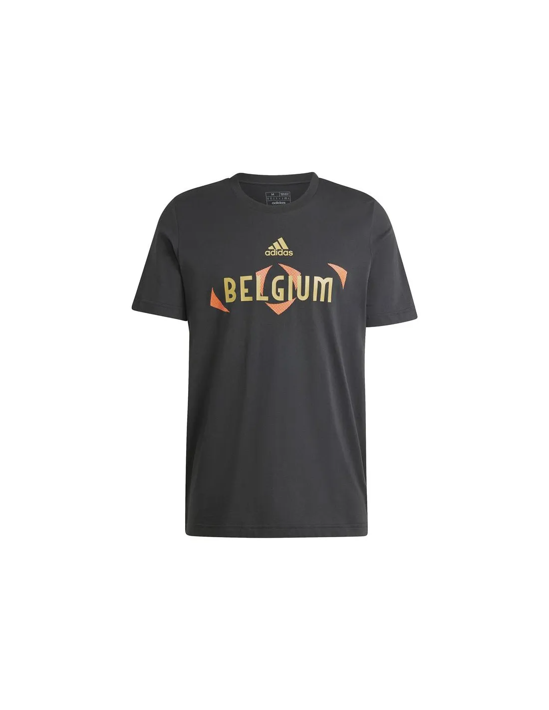 Camiseta de Fútbol adidas UEFA EURO24 Belgica Hombre Negro