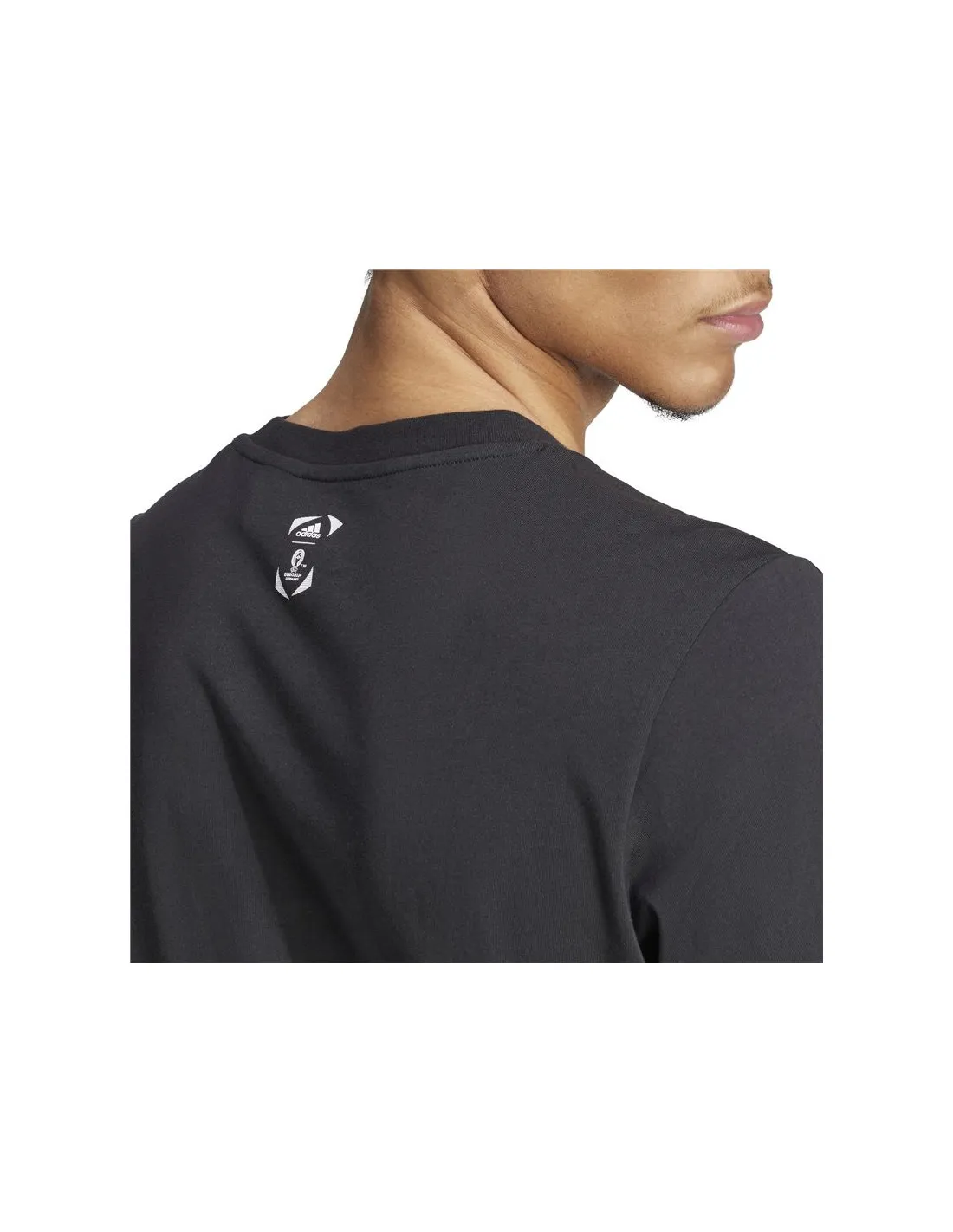 Camiseta de Fútbol adidas UEFA EURO24 Belgica Hombre Negro