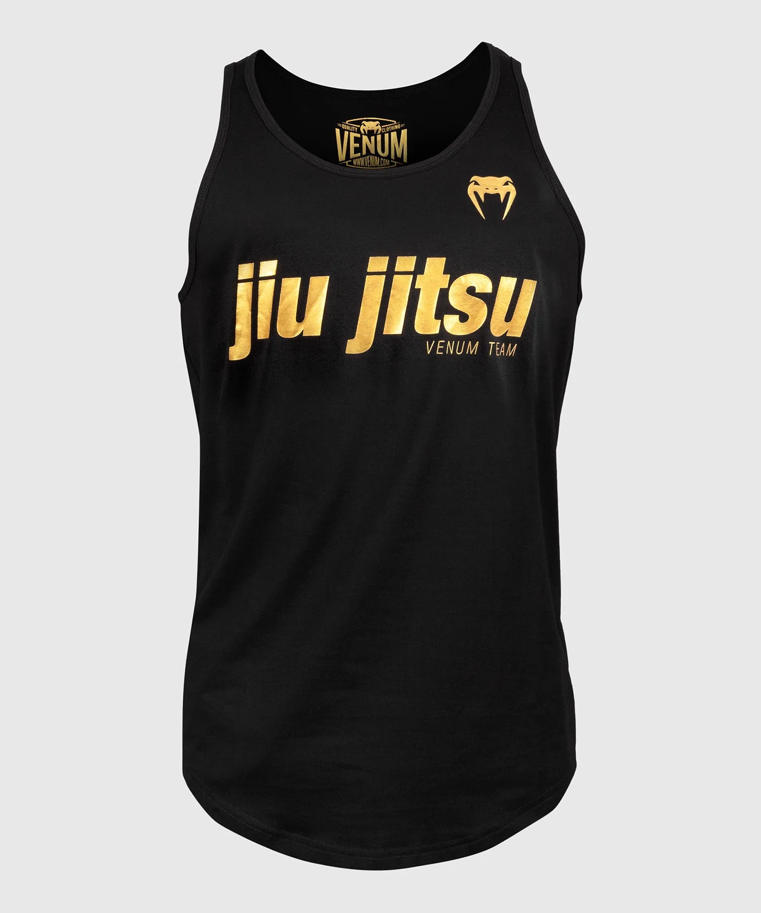 CAMISETA DE TIRANTES JIUJITSU VT DE VENUM  NEGRO/ORO