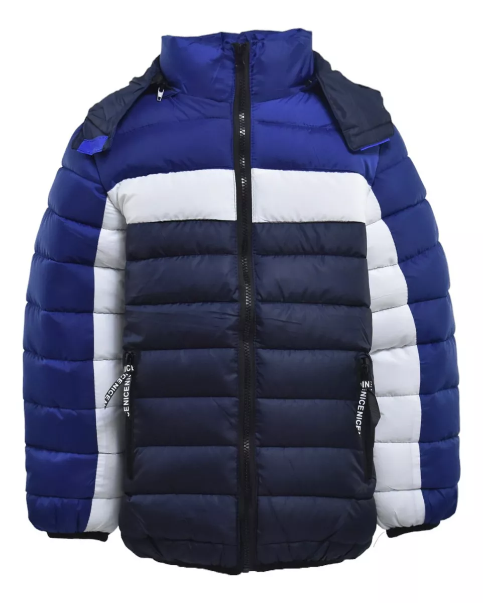 Campera Abrigo Niño Inflable Liviana Impermeable Chen F19