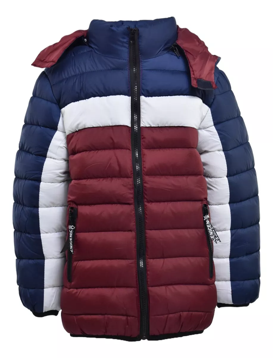 Campera Abrigo Niño Inflable Liviana Impermeable Chen F19