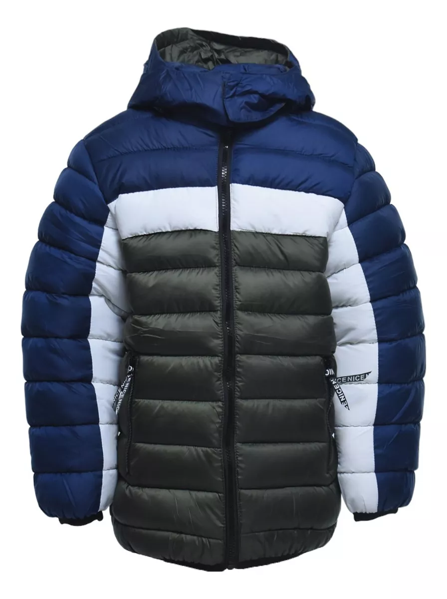 Campera Abrigo Niño Inflable Liviana Impermeable Chen F19