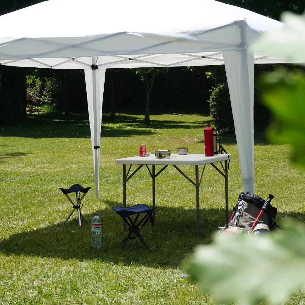 CARPA PLEGABLE HOSA ACERO 3X3  BLANCA