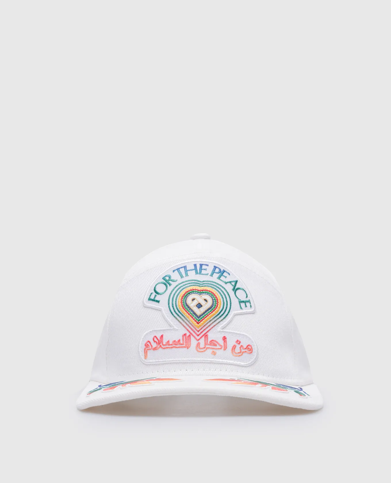 Casablanca For The Peace white cap with embroidery