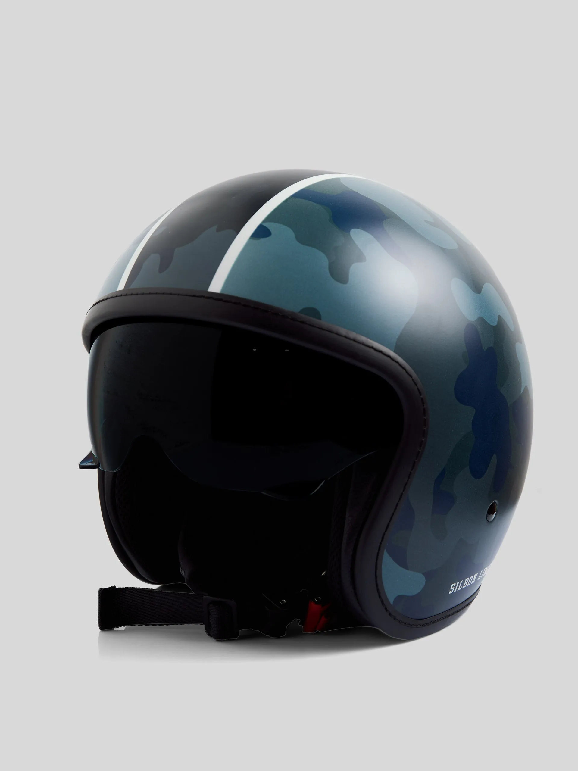 Casco moto silbon militar NZIxSilbon