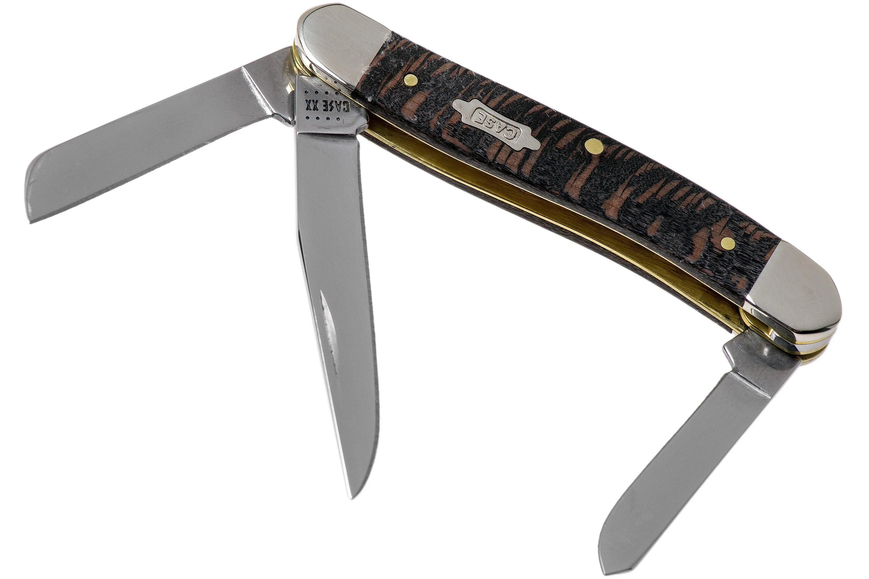 Case Medium Stockman Black Sycamore Wood, 25573, 7318 SS navaja