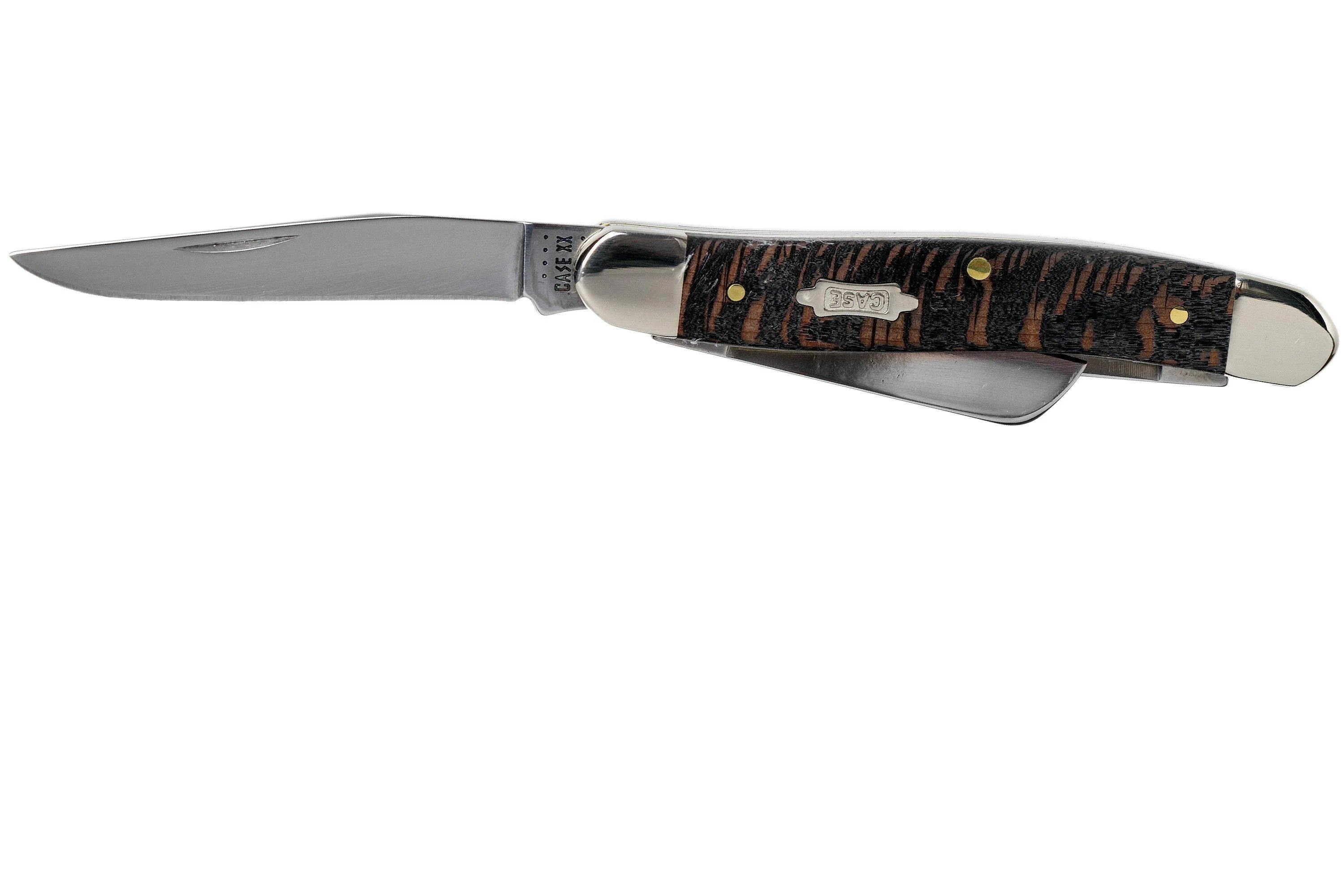 Case Medium Stockman Black Sycamore Wood, 25573, 7318 SS navaja