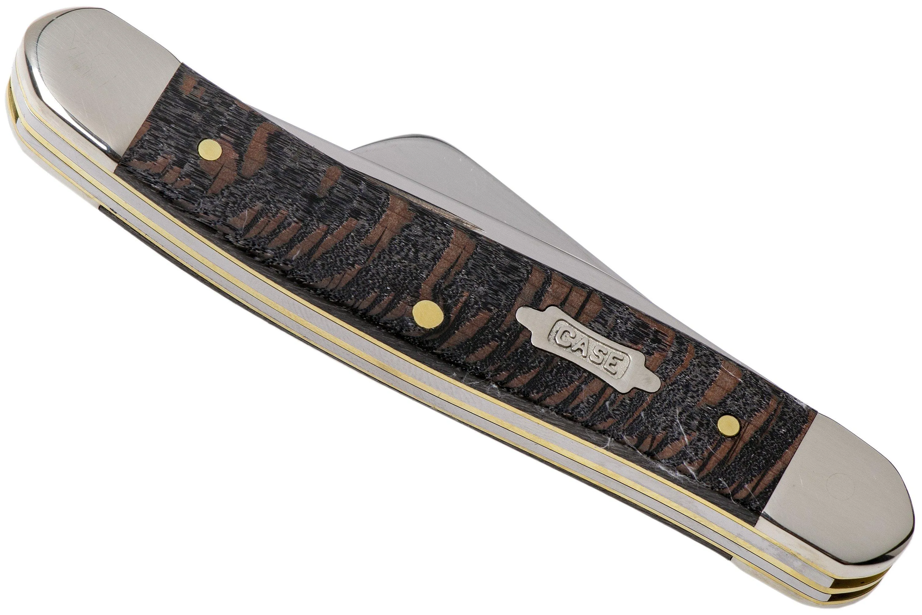 Case Medium Stockman Black Sycamore Wood, 25573, 7318 SS navaja