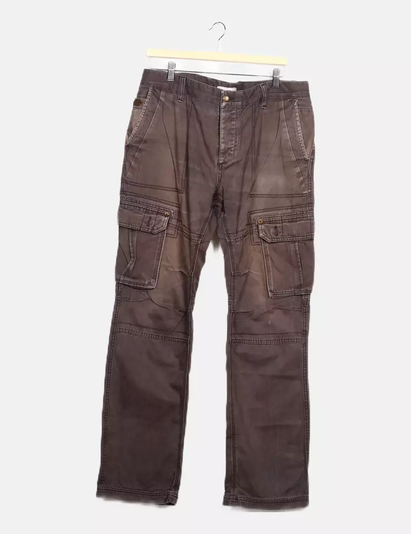 Celio Jeans cargo caqui