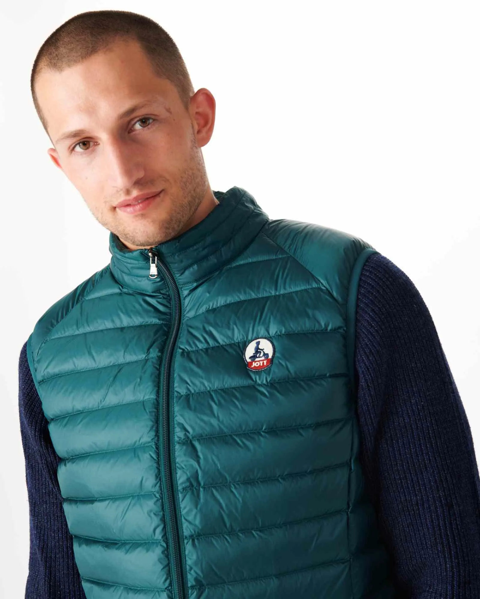 CHALECO SIN MANGAS JOTT DE PLUMAS PATO HOMBRE TOM BASIC PF22MDOW04 249 DARK GREEN JUSTOVERTHETOP VERDE
