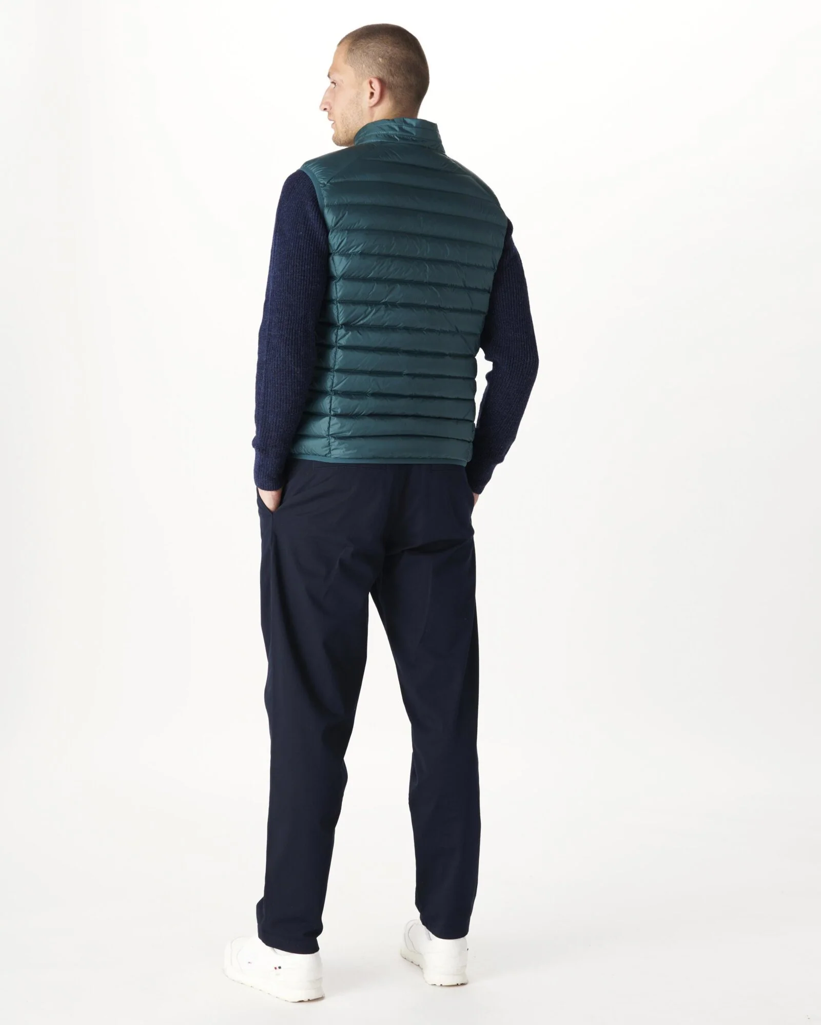 CHALECO SIN MANGAS JOTT DE PLUMAS PATO HOMBRE TOM BASIC PF22MDOW04 249 DARK GREEN JUSTOVERTHETOP VERDE
