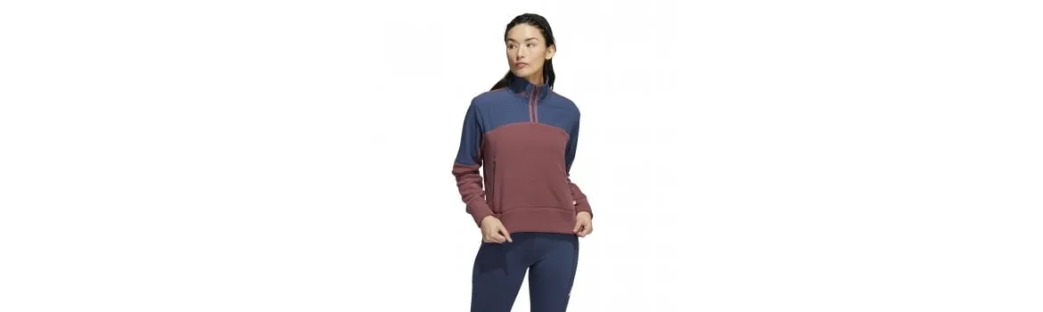 Chaqueta Adidas 1/4 Fleece Zip Mujer