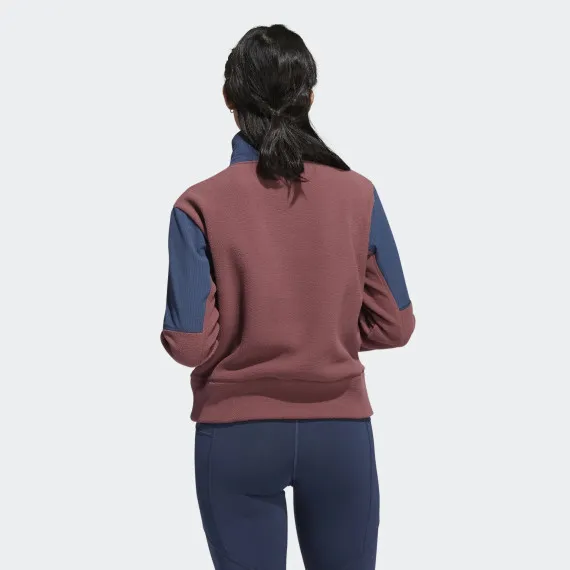 Chaqueta Adidas 1/4 Fleece Zip Mujer