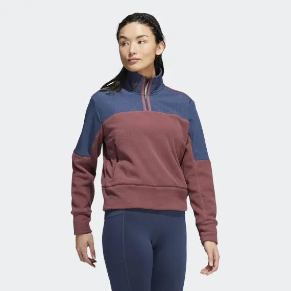 Chaqueta Adidas 1/4 Fleece Zip Mujer
