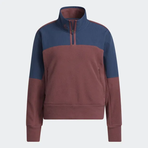 Chaqueta Adidas 1/4 Fleece Zip Mujer