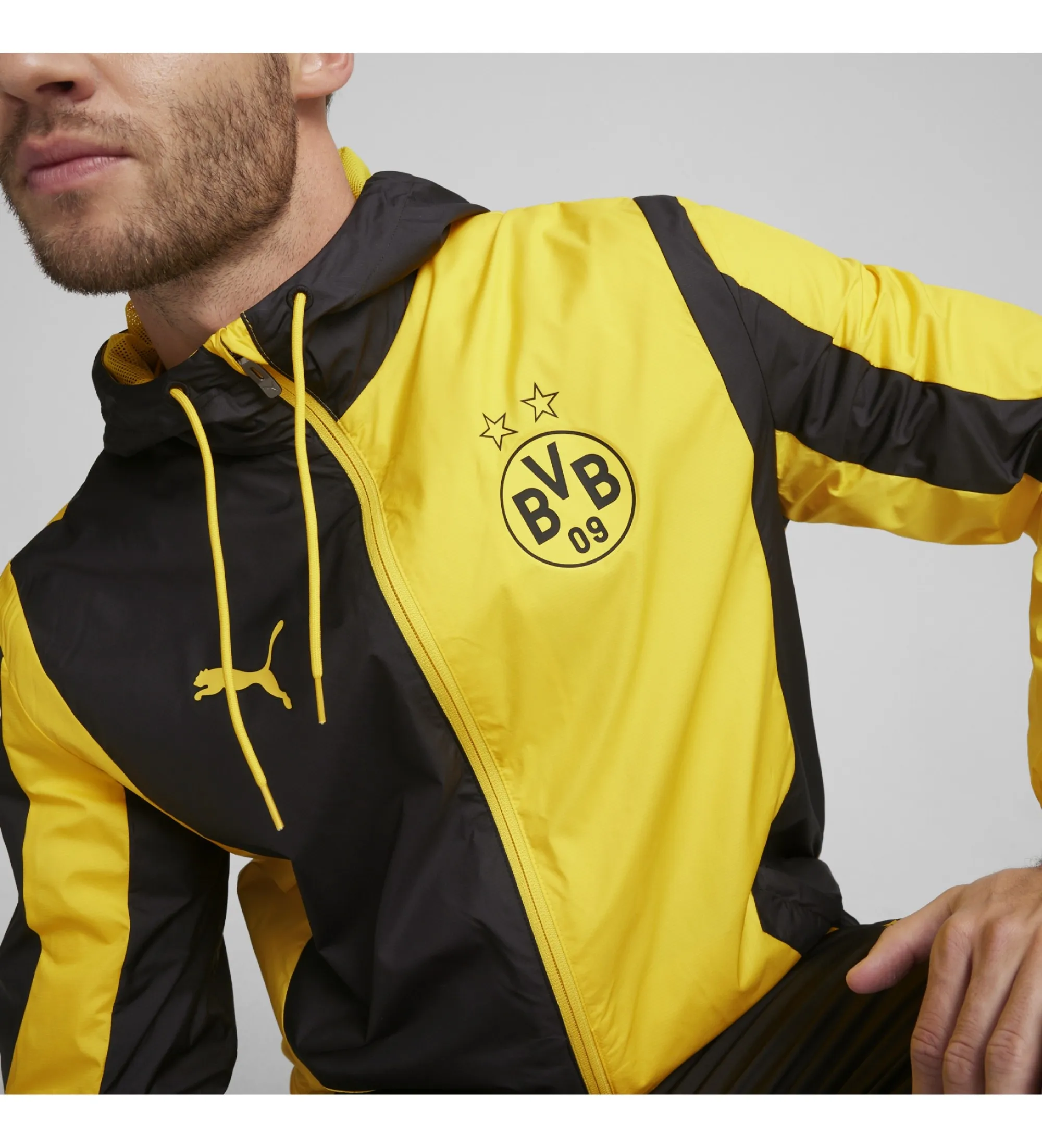 Chaqueta Borussia Dortmund amarillo
