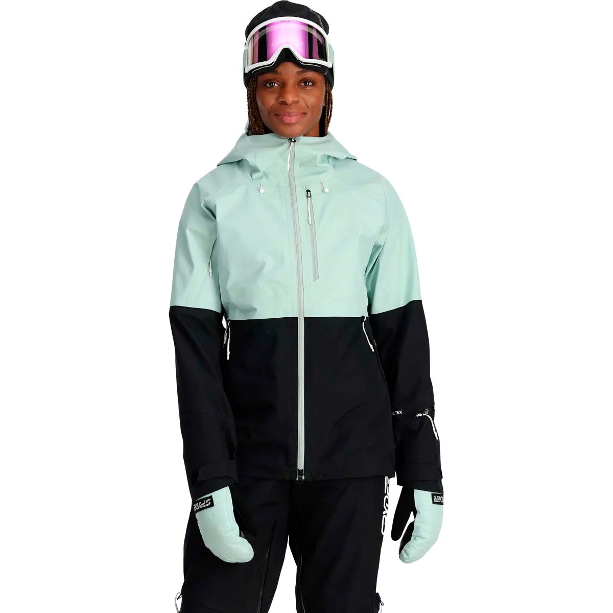 Chaqueta Mujer W Solitaire Gtx Shell Jacket Spyder Verde