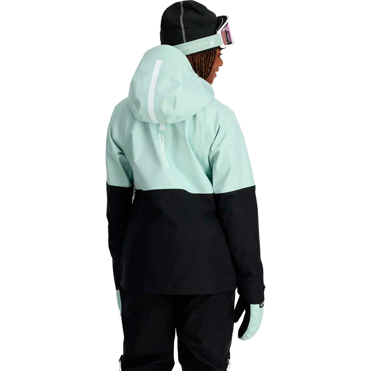 Chaqueta Mujer W Solitaire Gtx Shell Jacket Spyder Verde