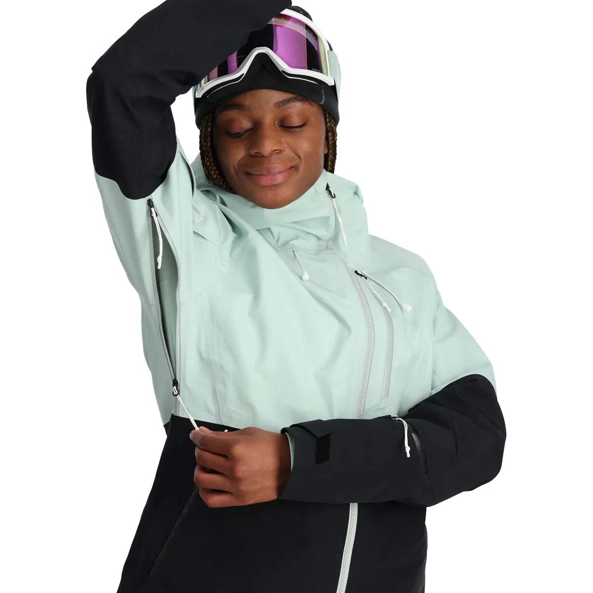 Chaqueta Mujer W Solitaire Gtx Shell Jacket Spyder Verde