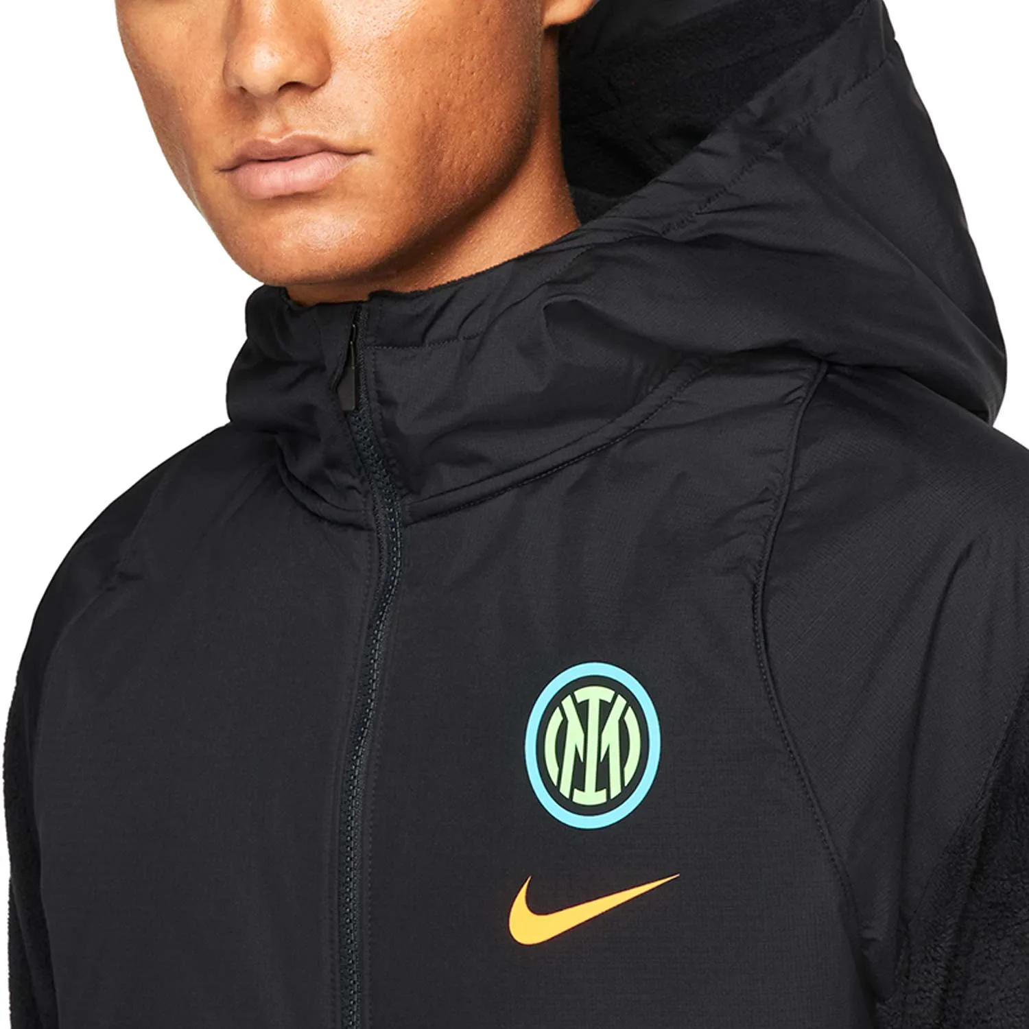 Chaqueta Nike Inter Winter Hoodie Woven UCL