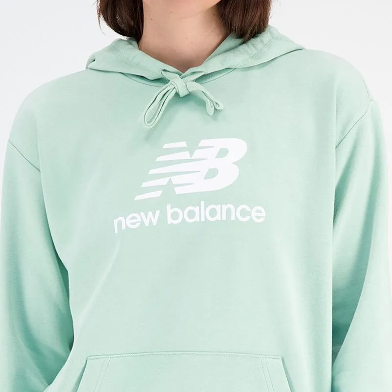 Chaqueta Padded Para Mujer Essentials Logo Hoodie New Balance 57542