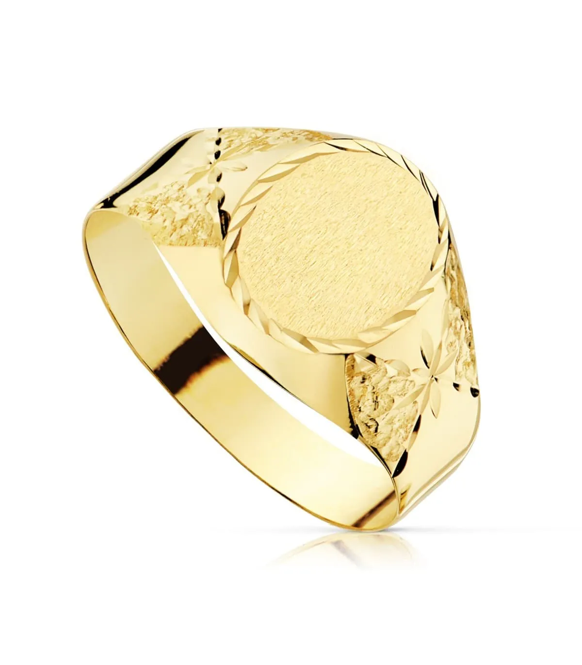 Chevalière enfant Zenón or jaune 18K