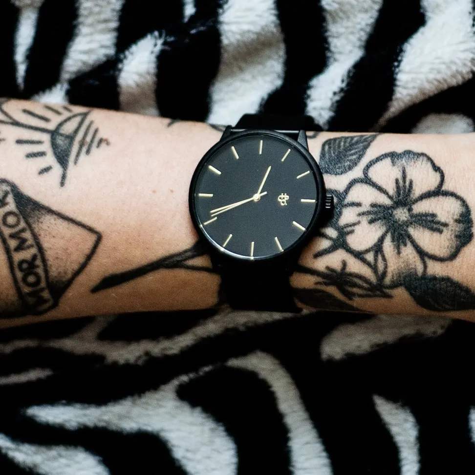 chpo brand reloj nando black gold