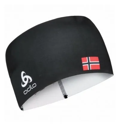 CINTA PARA LA CABEZA ODLO VENTILADOR DE COMPETICIóN CáLIDO (NEGRO  NORUEGO)