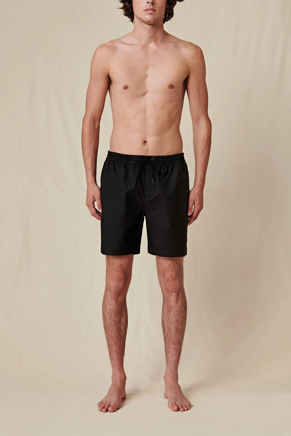 CLEAN SWELL POOLSHORT  BLACK