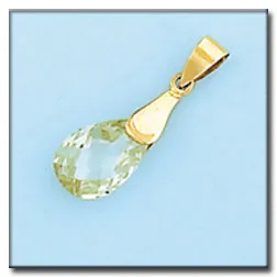 Colgante Oro Peridoto