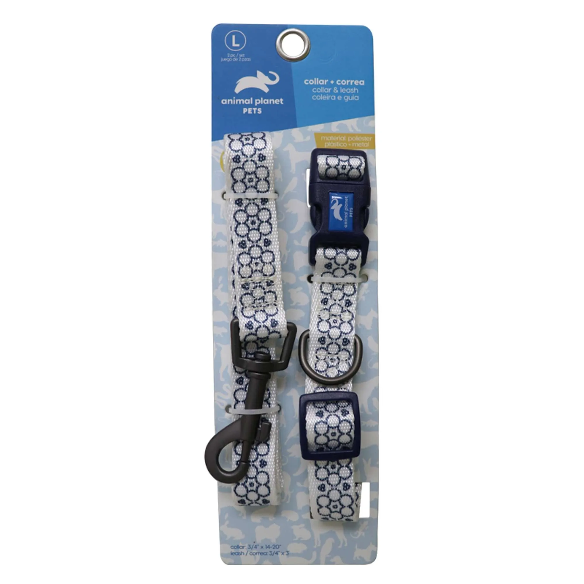 COLLAR + CORREA PARA MASCOTAS 3/4X1420" (L)