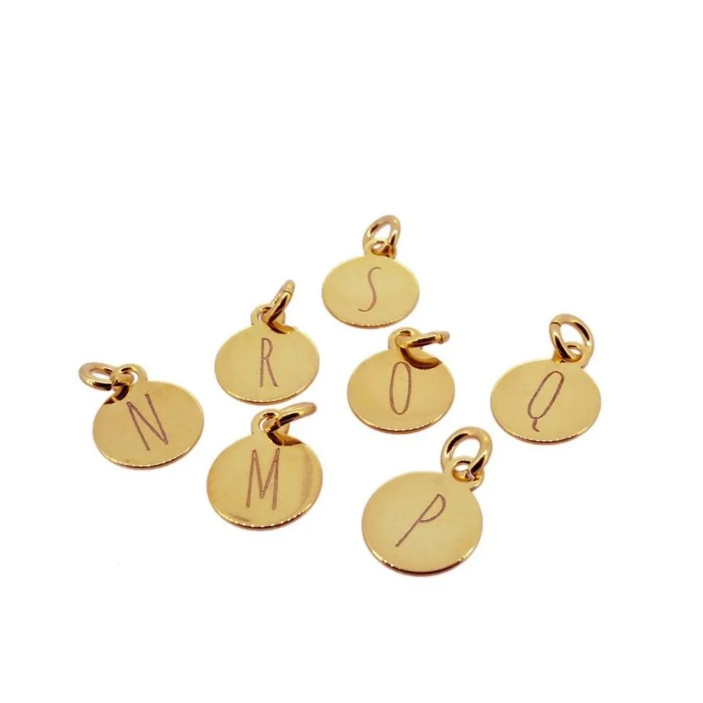 Collar Link Chapitas Oro