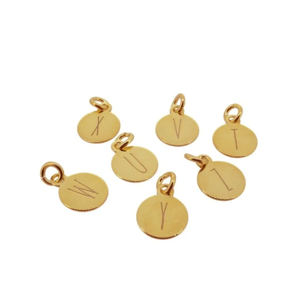 Collar Link Chapitas Oro