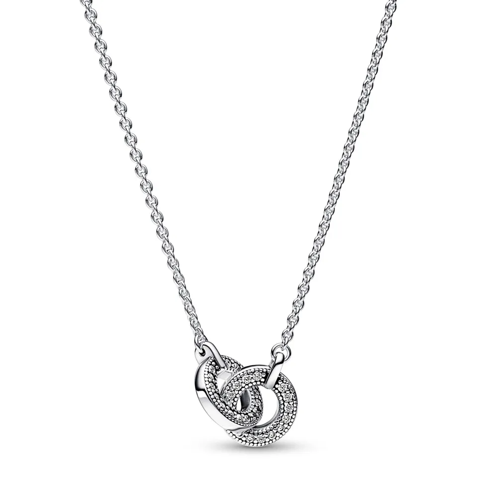 Collar Pavé Entrelazado Pandora Signature 392736C01