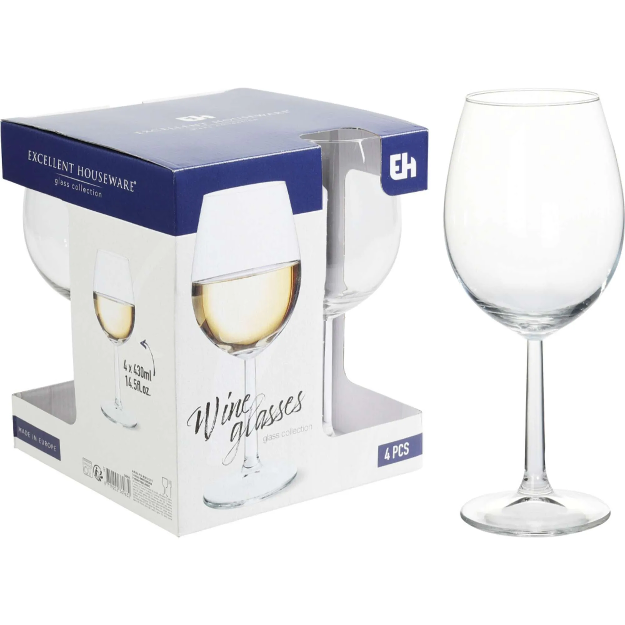 COPA P/VINO 430ML SET D/4PZAS