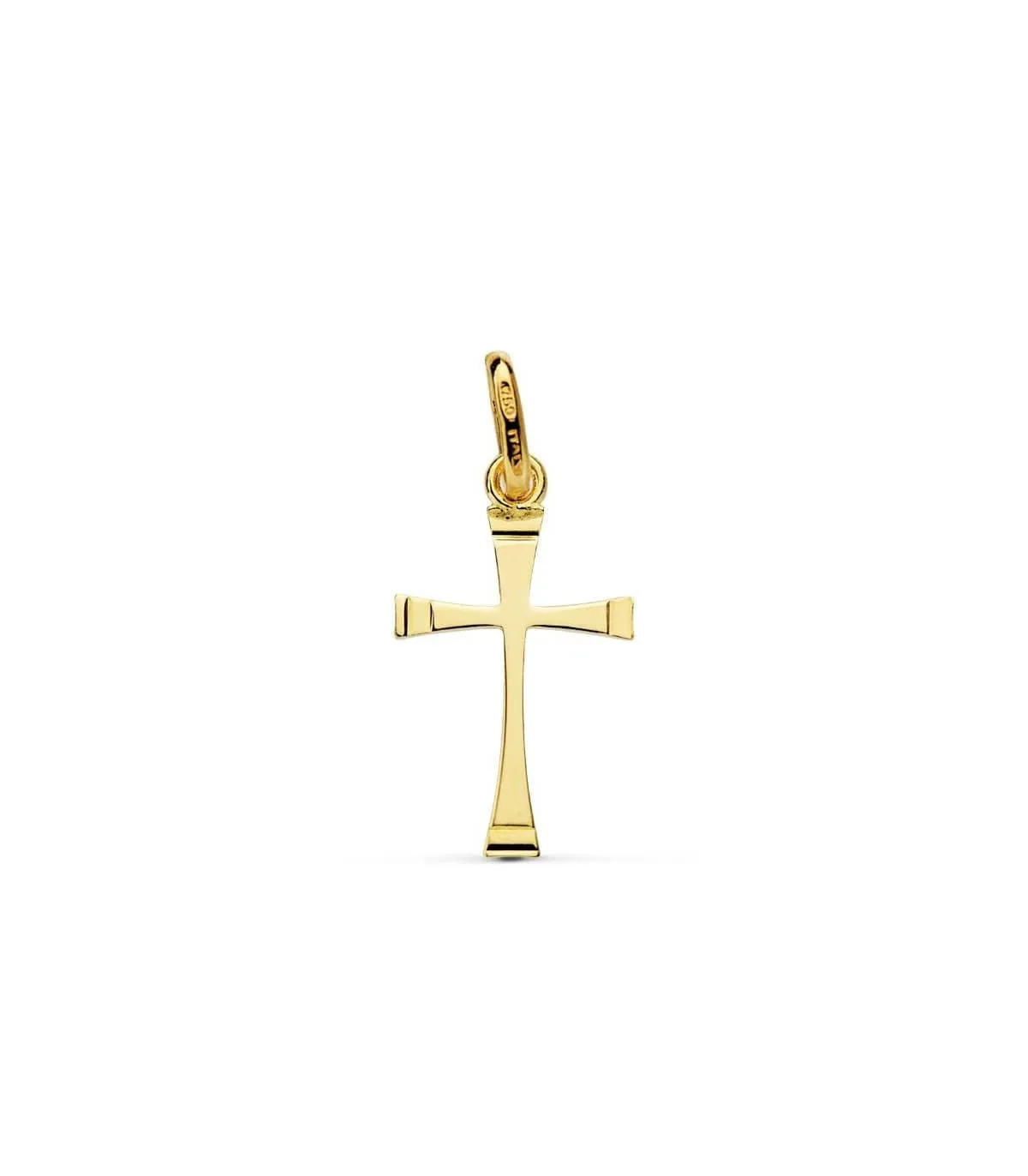Croix or 18k plate lisse 21mm