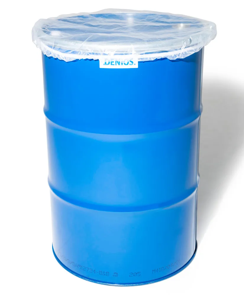Cubierta para bidones de 200 litros, transparente