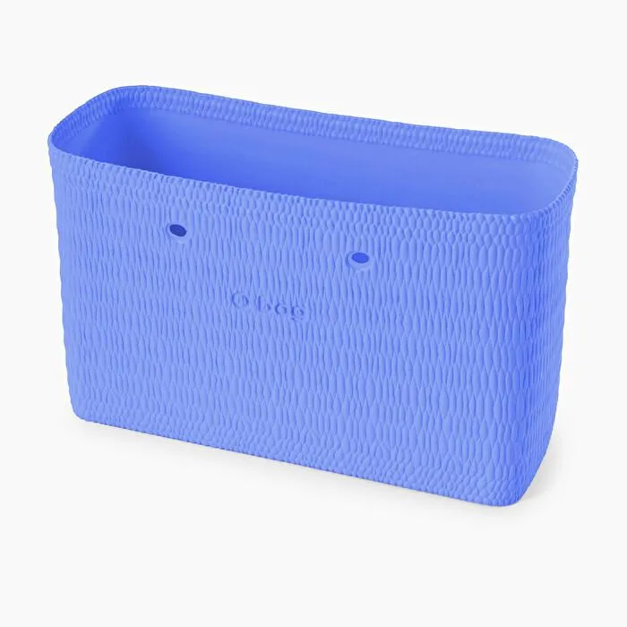 Cuerpo mimbre azul O bag beach