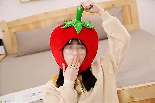 Cute Plush Hat Funny Novelty Stuffed Animal Fruit Hat Mask Hat Photo Prop Dress Up Hat Character