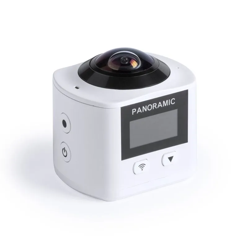Cámara Deportiva 360° Logans 2448P. Wifi. Pantalla LCD 0,96'. 10 Accesorios. Multilenguaje. Recargable USB. Cable Incluido