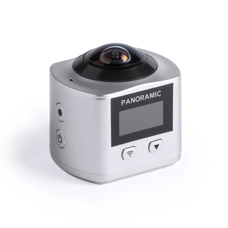 Cámara Deportiva 360° Logans 2448P. Wifi. Pantalla LCD 0,96'. 10 Accesorios. Multilenguaje. Recargable USB. Cable Incluido