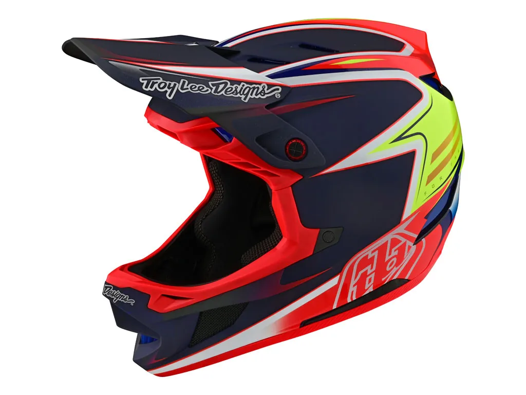 D4 CARBON HELMET LINES BLACK/RED M