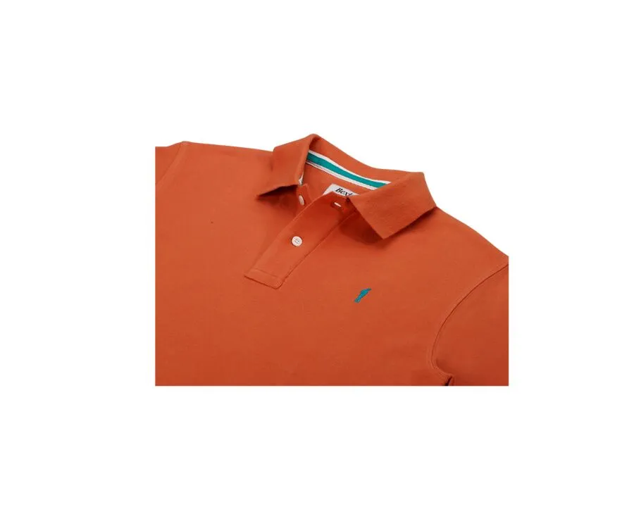 DARK ORANGE MEN'S POLO SHIRT  ANDY II