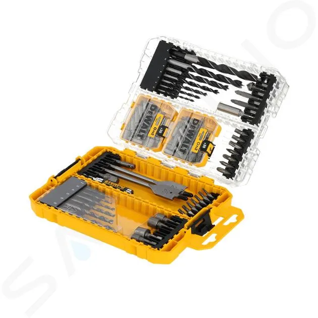 DEWALT ACCESORIOS  JUEGO DE BROCAS Y TALADROS DE 100 PIEZAS TOUGH CASE DT70784