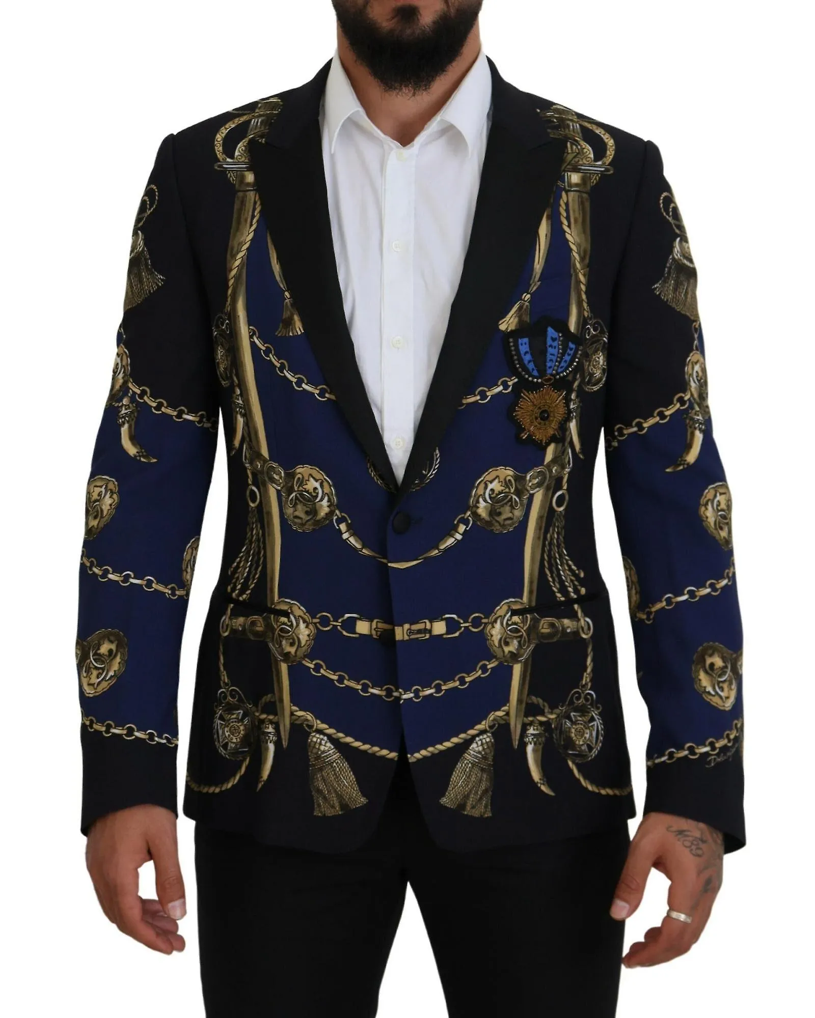 Dolce & Gabbana Abrigo Estampado Martini Blazer